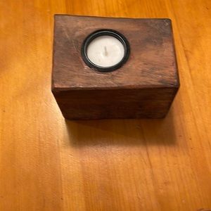 Wooden Tea Light Holder